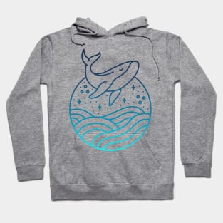 Jumping Whale Hoodie